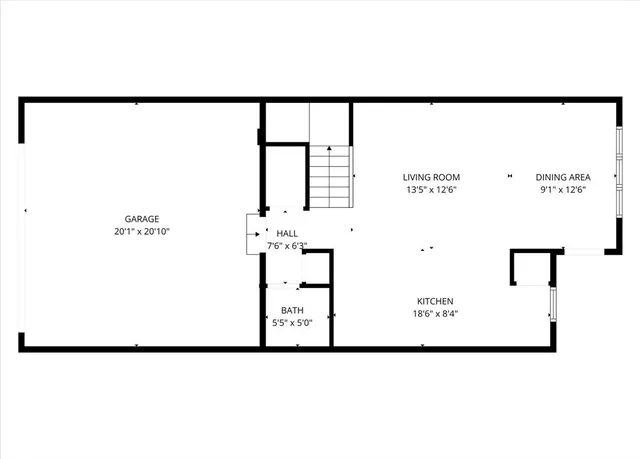 a picture of a black and white wall