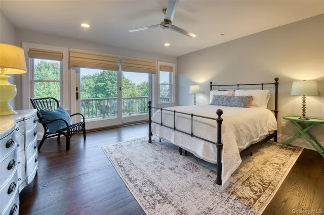 a bed room with a bed and a couch