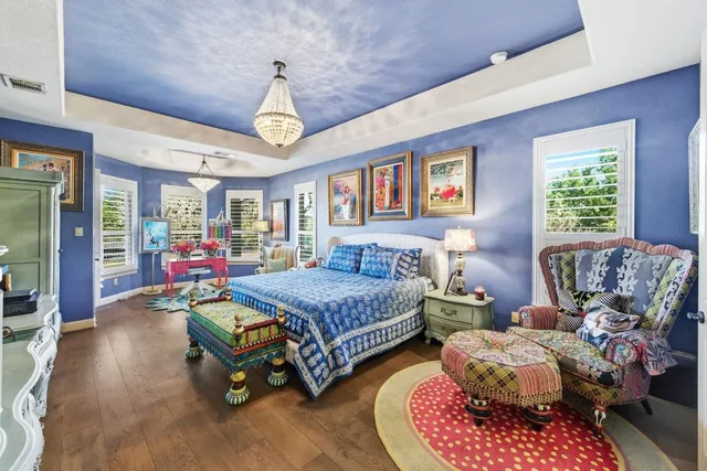 a room with gym equipment