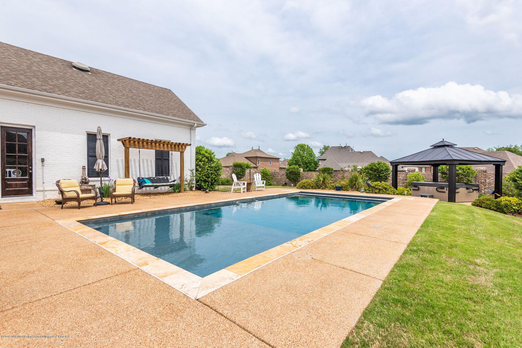 4784 Malone Road Olive Branch, MS 38654 - Photo 33 of 41 another view of pool and back yard inclu