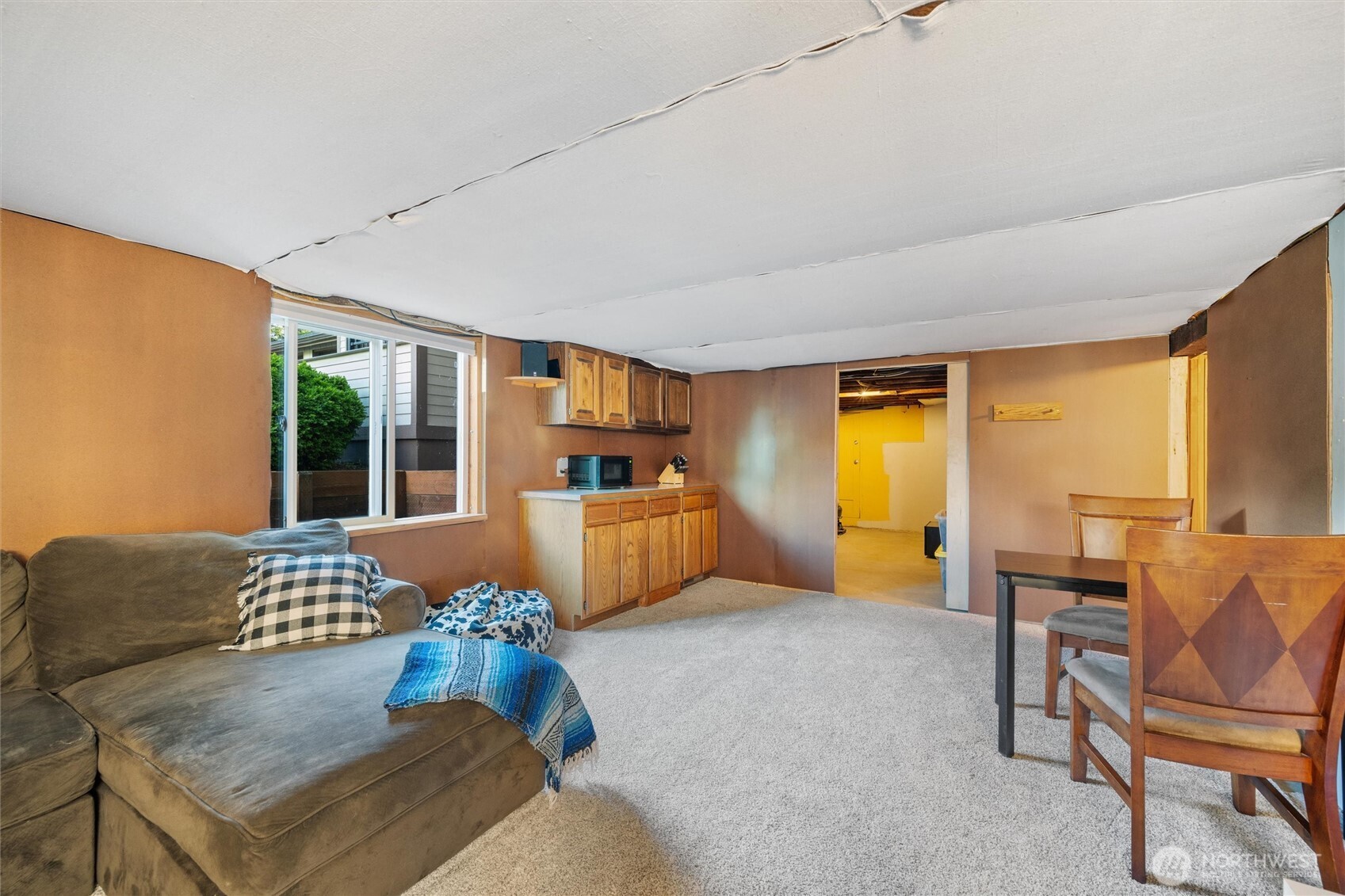 5875 Sand Road Bellingham, WA 98226 - Photo 26 of 40 a bedroom with furniture and a large window