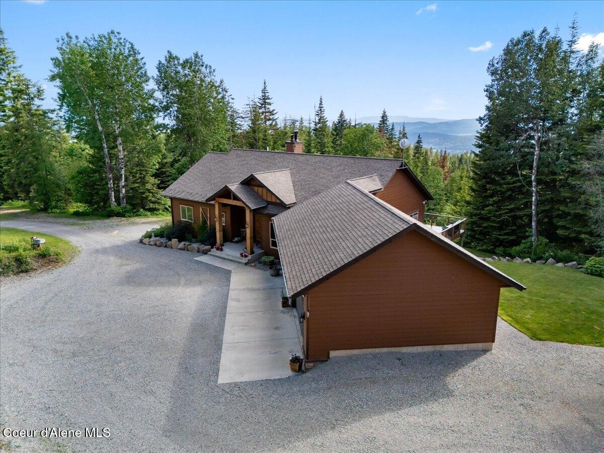 17378 North Freddi Road Rathdrum, ID 83858 - Photo 12 of 83 12-Aerial Front of Home
