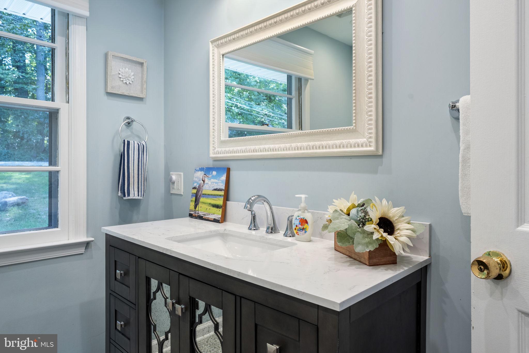 139 Knollwood Road Elkton, MD 21921 - Photo 16 of 57 a bathroom with a sink vanity and a window