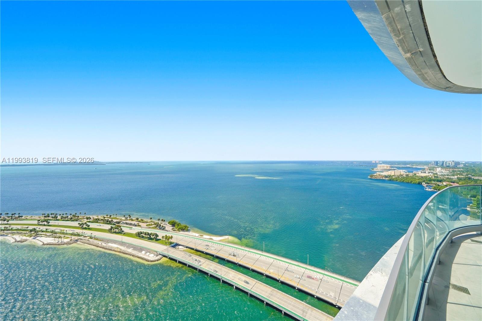 175 Southeast 25th Road, Unit 3102 Miami, FL 33129 - Photo 35 of 65 a view of a ocean from a balcony