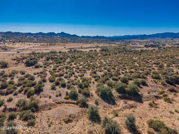 a view of city and mountain