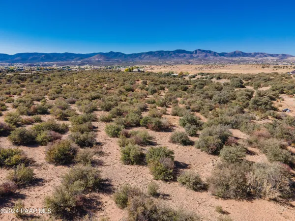 a view of a city with sunset