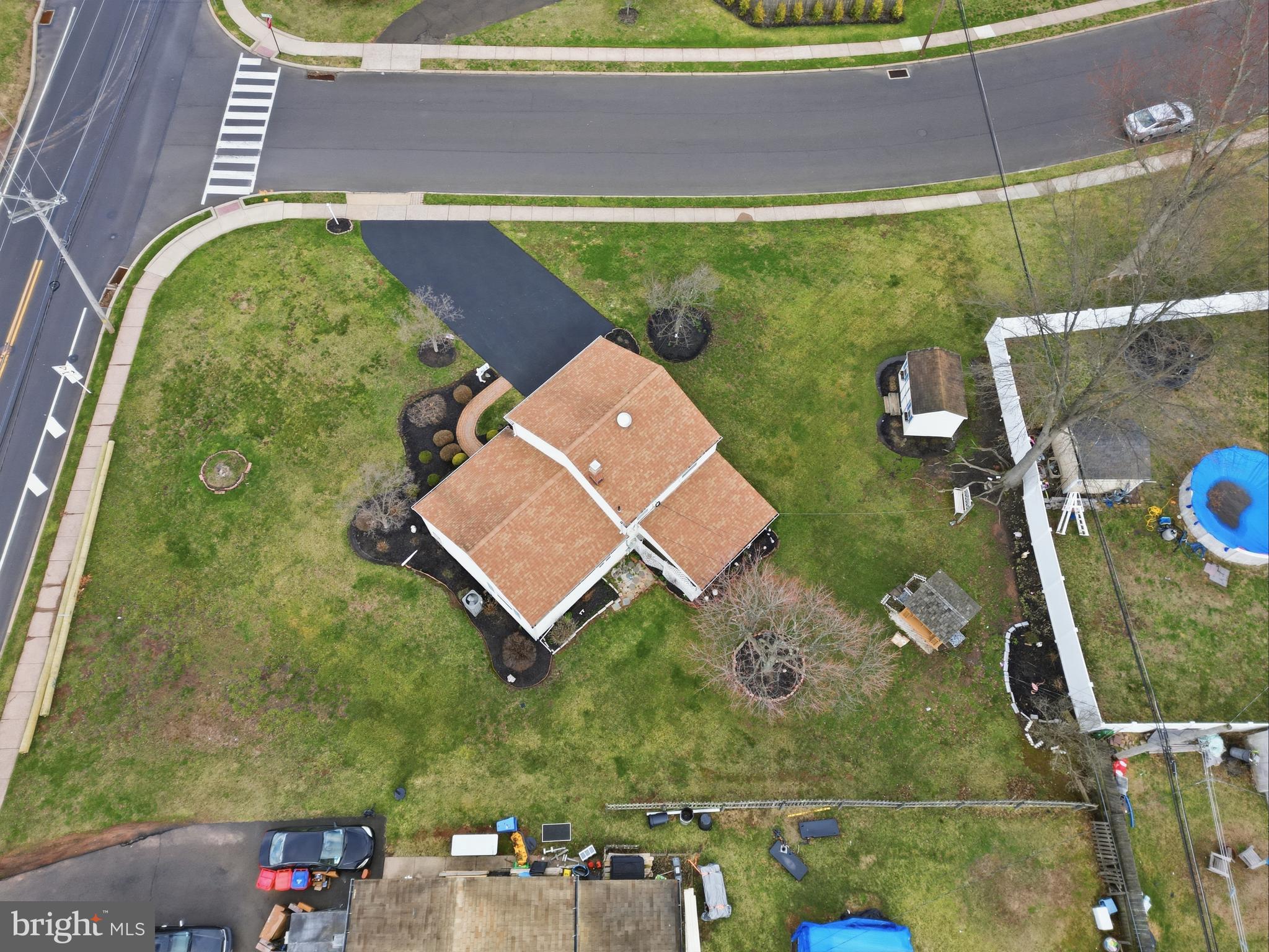 327 South Norristown Road Warminster, PA 18974 - Photo 32 of 32 an aerial view of a house with a yard