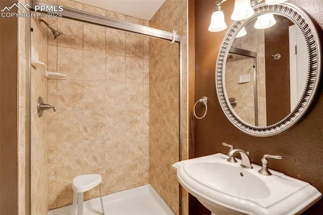 a view of hallway with stairs