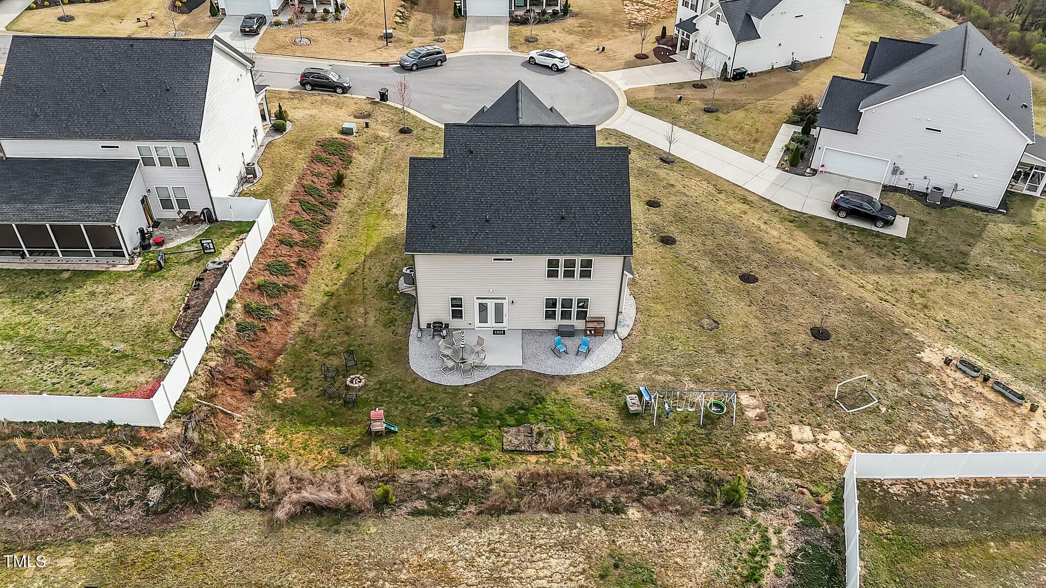 118 Lockhaven Drive Garner, NC 27529 - Photo 45 of 56 an aerial view of residential houses with outdoor space