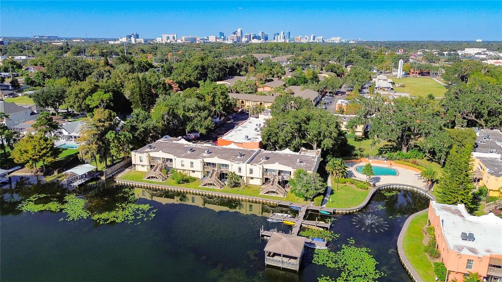 772 East Michigan Street, Unit 70 Orlando, FL 32806 - Photo 44 of 54 an aerial view of a house with outdoor space