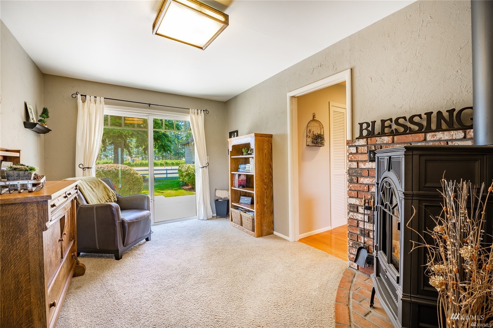 356 East Pole Road Lynden, WA 98264 - Photo 16 of 40 a view of a bedroom with furniture and staircase