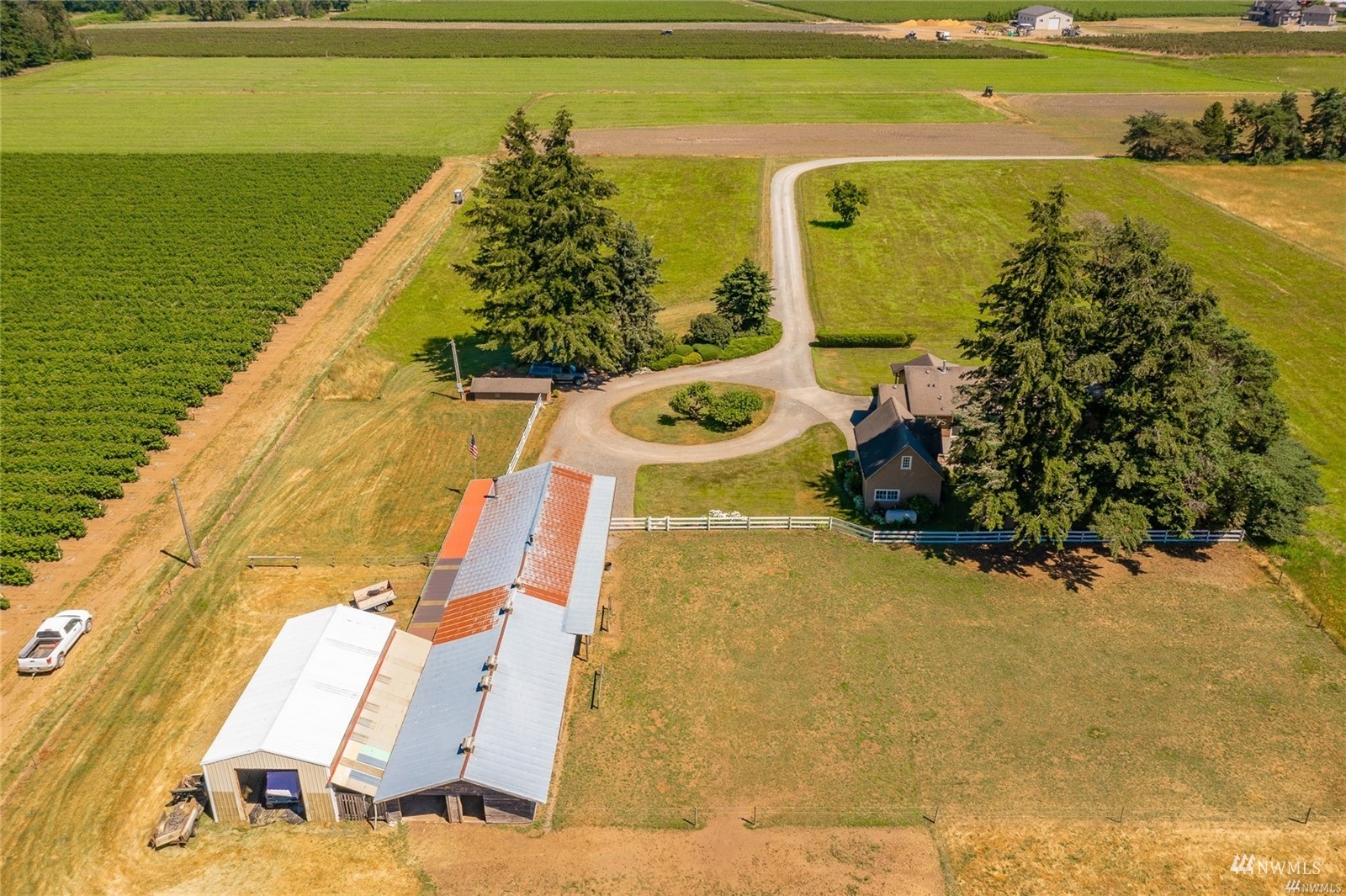 356 East Pole Road Lynden, WA 98264 - Photo 32 of 40 a view of a swimming pool with an outdoor space and seating area