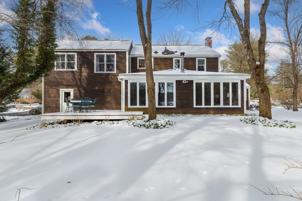 6 Sherman's Bridge Road Wayland, MA 01778 - Photo 2 of 42 front view of a house with a street