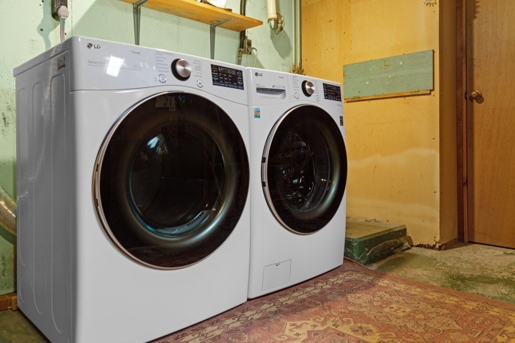 6 Sherman's Bridge Road Wayland, MA 01778 - Photo 29 of 42 a utility room with dryer and washer