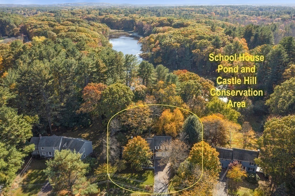 6 Sherman's Bridge Road Wayland, MA 01778 - Photo 41 of 42 an aerial view of residential houses with outdoor space
