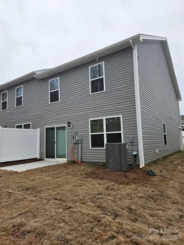 a house that has a window in front of it