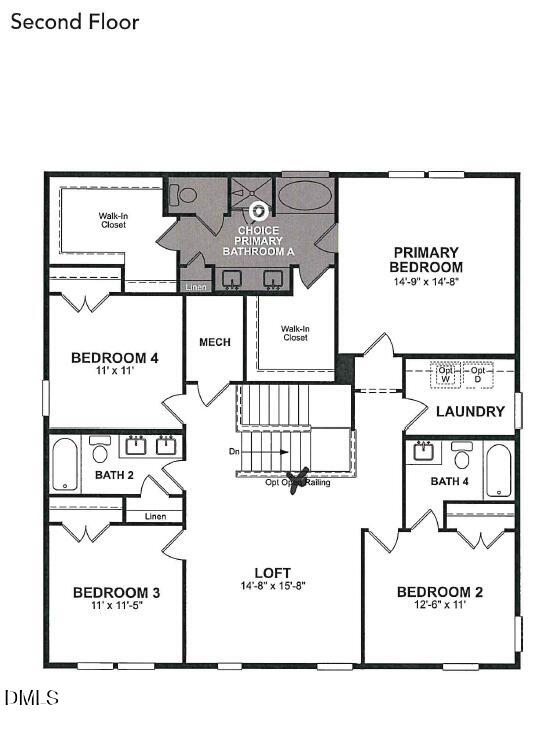 4416 Stengel Street Raleigh, NC 27616 - Photo 3 of 5 a black and white photo of a