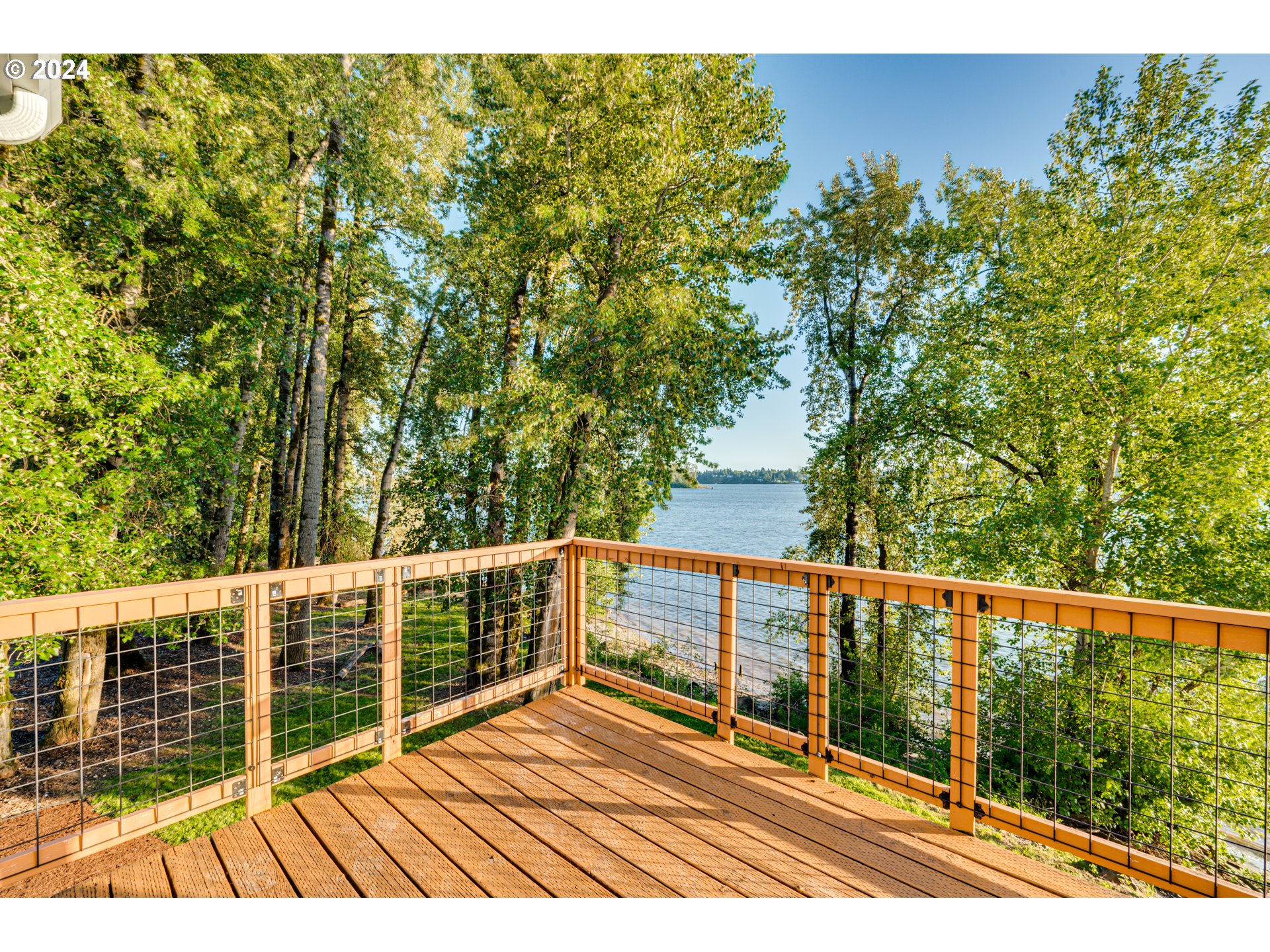 2825 Dike Road Woodland, WA 98674 - Photo 21 of 48 a view of balcony with wooden floor and fence
