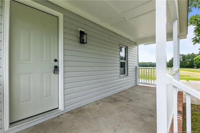 a view of a house with a balcony