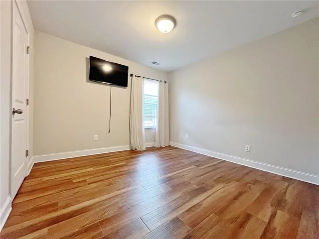 wooden floor in an empty room