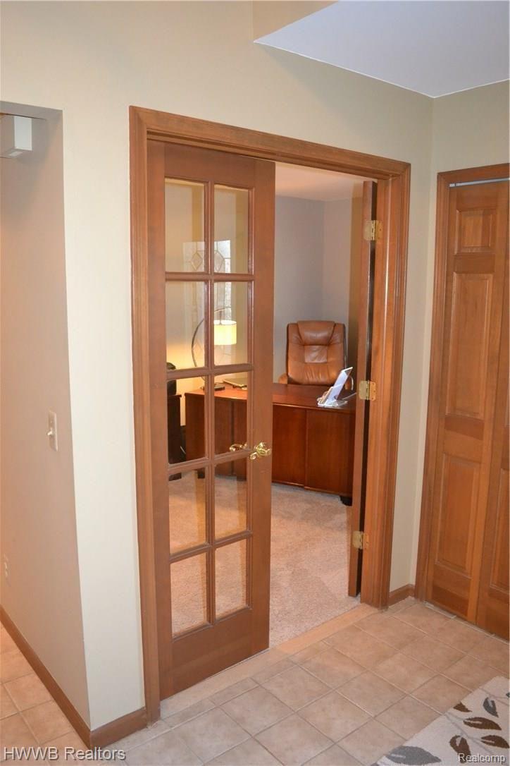 3483 Rocky Crest Court Rochester, MI 48306 - Photo 8 of 60 French Doors Lead to Den