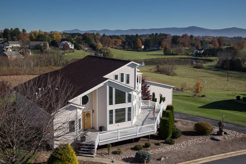 29 Lockheed Boulevard Waynesboro, VA 22980 - Photo 3 of 43 an aerial view of a house with a lake view