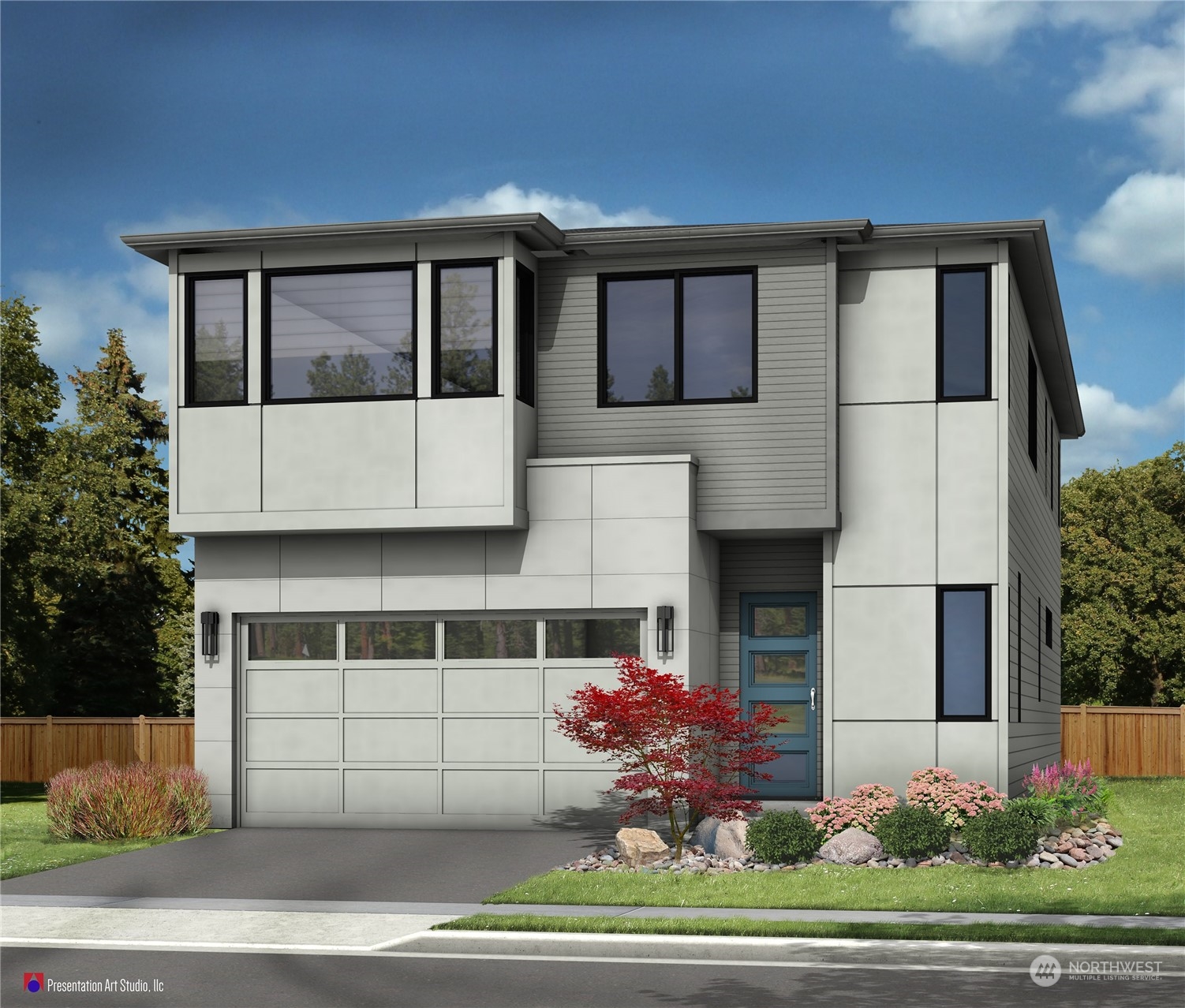 22007 32nd Avenue Southeast Bothell, WA 98021 - Photo 1 of 3 a front view of a house with a garden