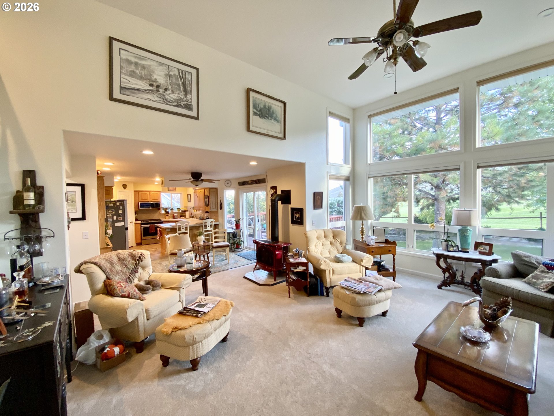 3555 Indiana Avenue Baker City, OR 97814 - Photo 13 of 43 a living room with furniture and a large window