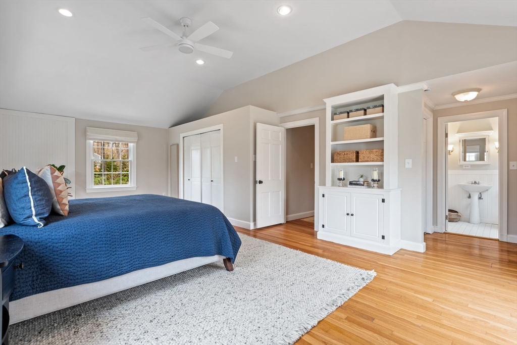 2 Yorkshire Road Dover, MA 02030 - Photo 19 of 42 a bedroom with a large bed and a window