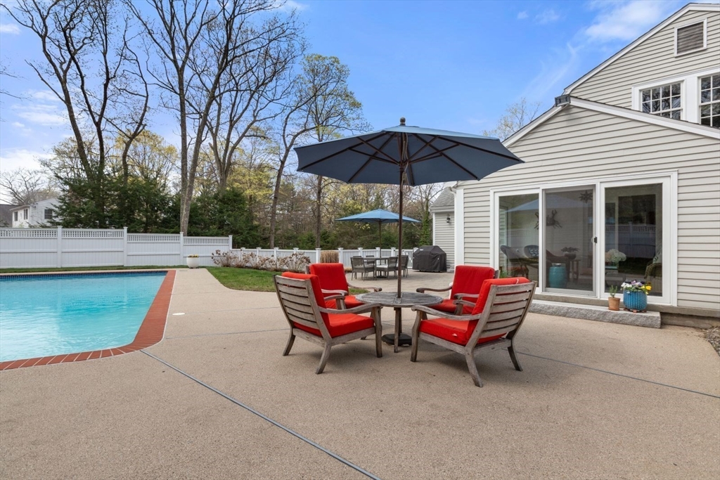 2 Yorkshire Road Dover, MA 02030 - Photo 35 of 42 a view of a terrace with sitting area