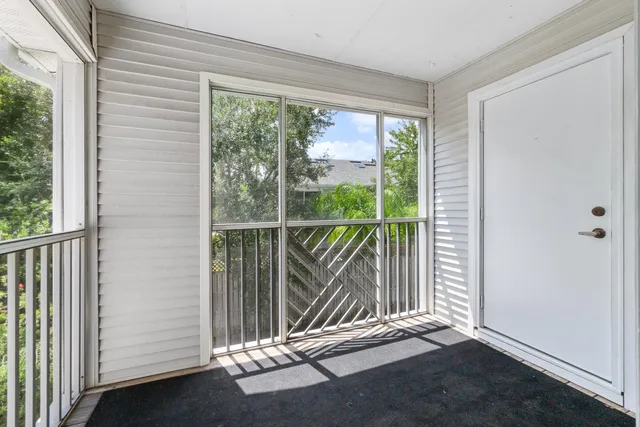a view of front door of a house