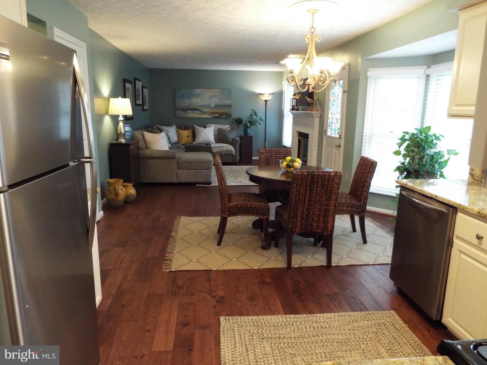 Kitchen to Family Room View