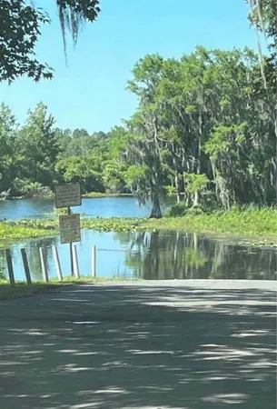 a view of lake from a balcony