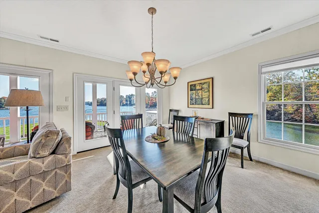 a view of swimming pool and lake view