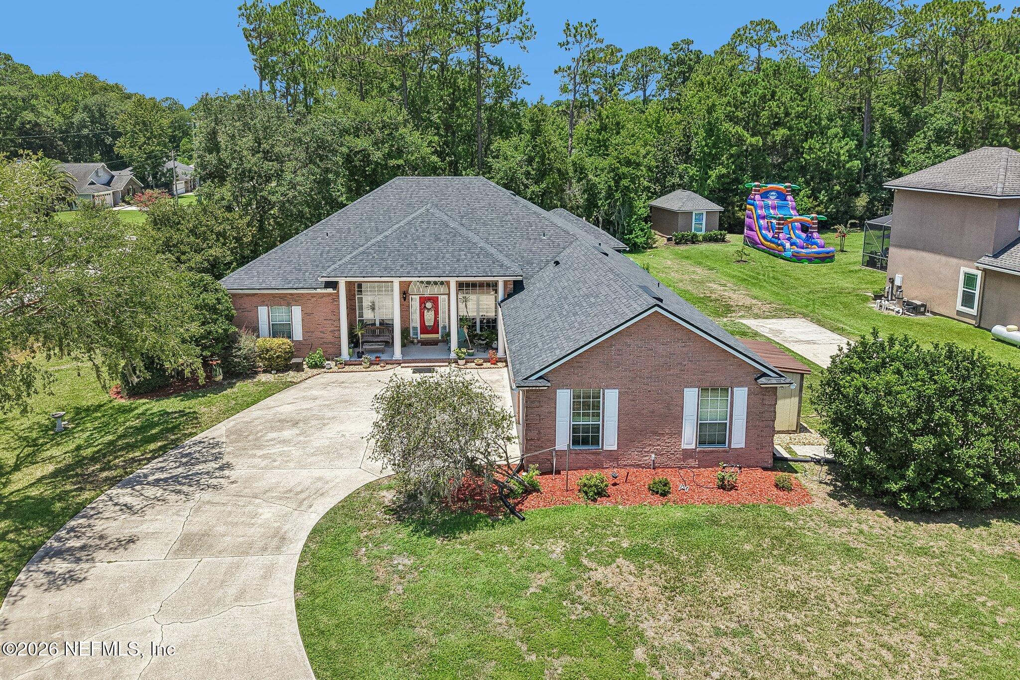 5950 West Shores Road Fleming Island, FL 32003 - Photo 55 of 67 Aerial View Front