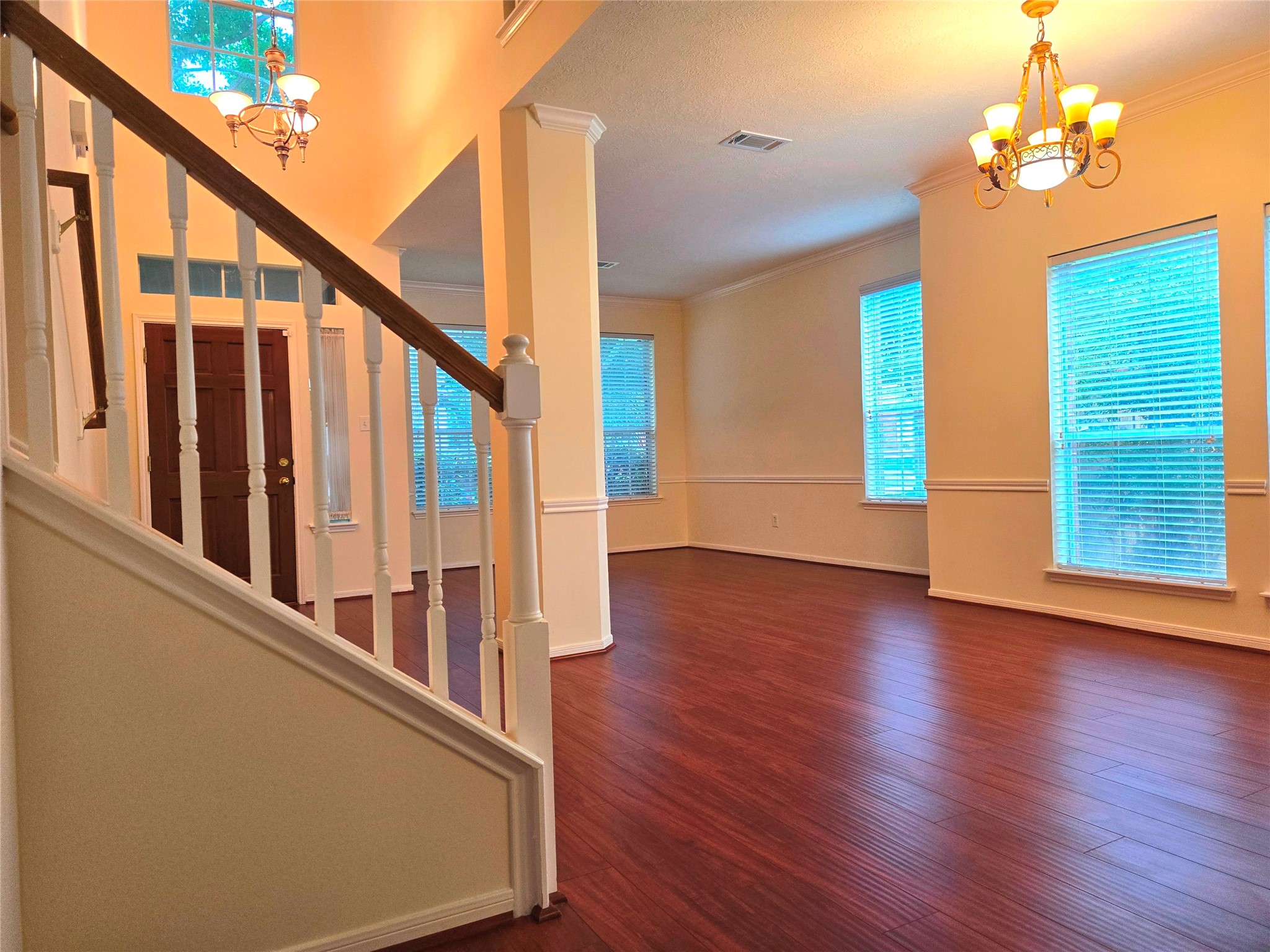 3138 Waters Way Drive Sugar Land, TX 77478 - Photo 10 of 42 a view of an entryway with hardwood floor and stairs