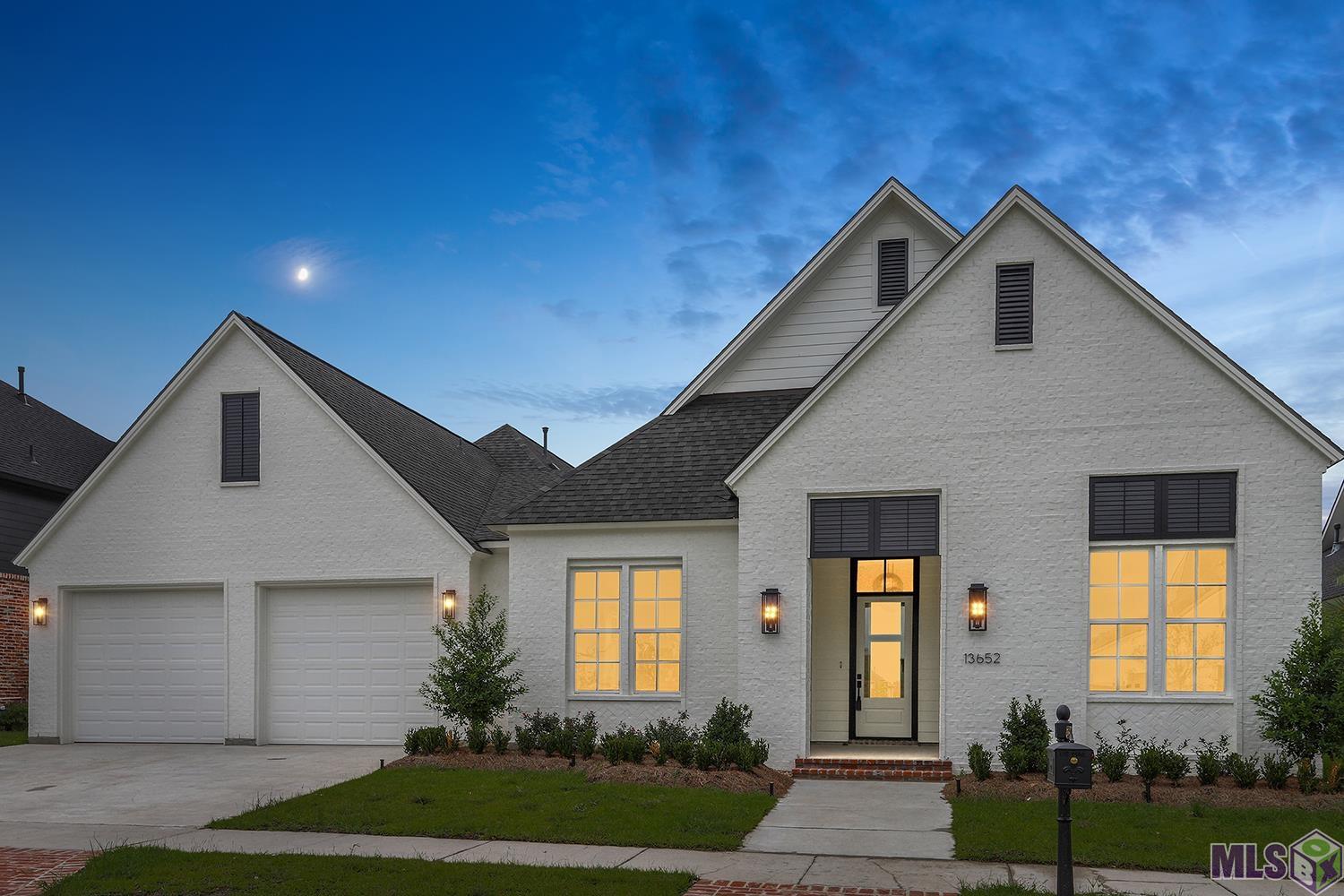 13652 Brook Point Drive Baton Rouge, LA 70810 - Photo 24 of 27 Front Elevation-Twilight