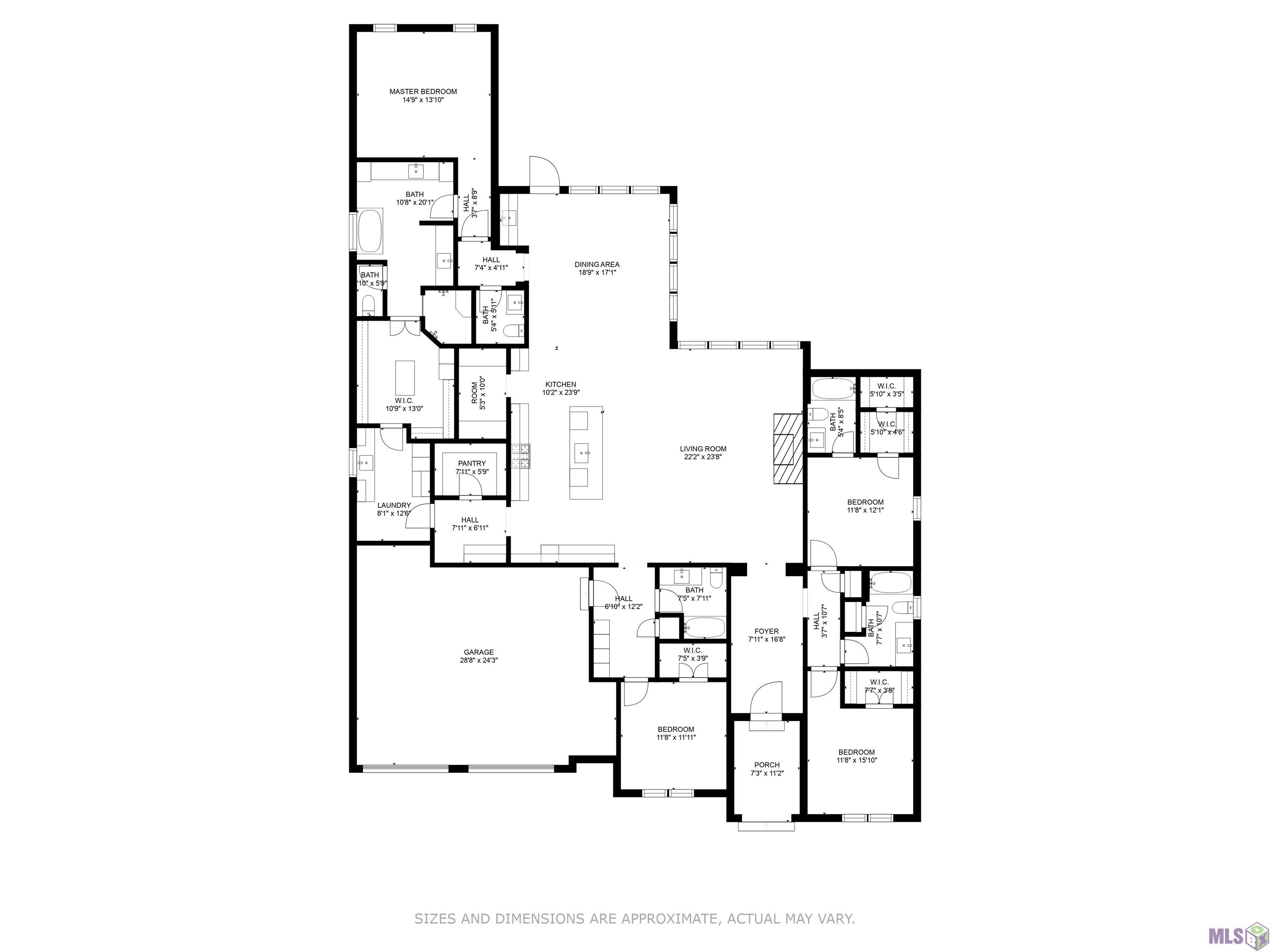 13652 Brook Point Drive Baton Rouge, LA 70810 - Photo 27 of 27 Floor Plan