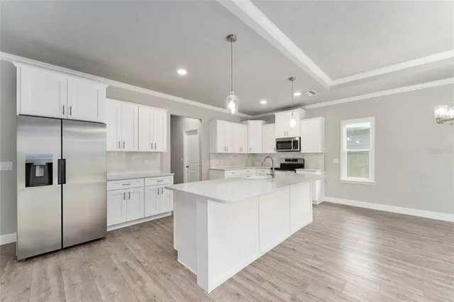 a view of small space with racks on the wall