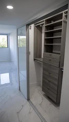 a view of walk in closet