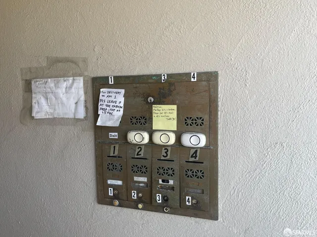 a view of a car garage