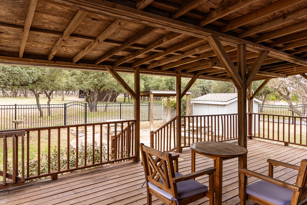 3955 Klein Branch Road Harper, TX 78631 - Photo 23 of 40 a view of porch with green space