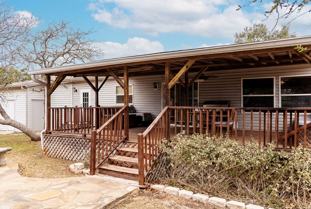 3955 Klein Branch Road Harper, TX 78631 - Photo 24 of 40 front view of a house with a balcony