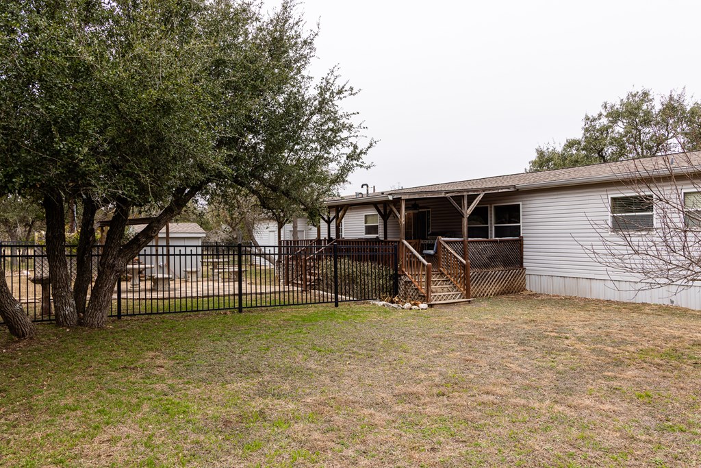 3955 Klein Branch Road Harper, TX 78631 - Photo 25 of 40 a view of a house with a backyard