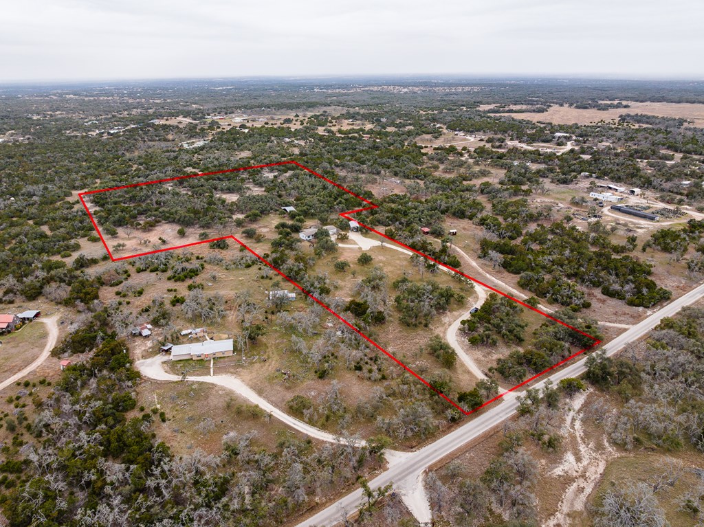 3955 Klein Branch Road Harper, TX 78631 - Photo 39 of 40 an aerial view of residential houses with outdoor space