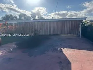 a view of a flower in a yard