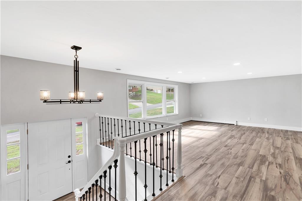 2 Hillcrest Drive Cecil, PA 15321 - Photo 6 of 25 a view of a room with wooden floor chandelier and windows