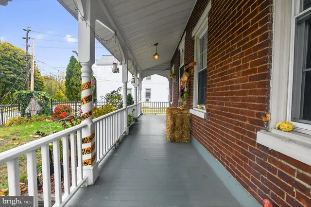 a view of a house with wooden floor