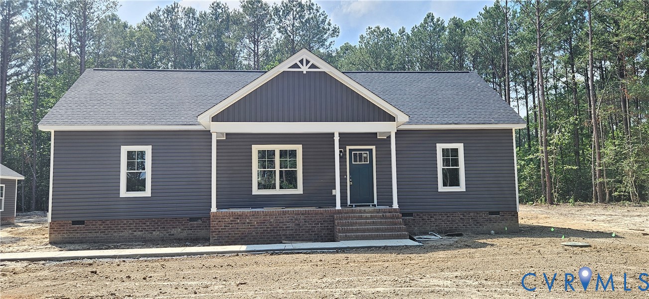 2982 Ashdale Road Center Cross, VA 22437 - Photo 1 of 17 Newly constructed residence featuring dark gray si