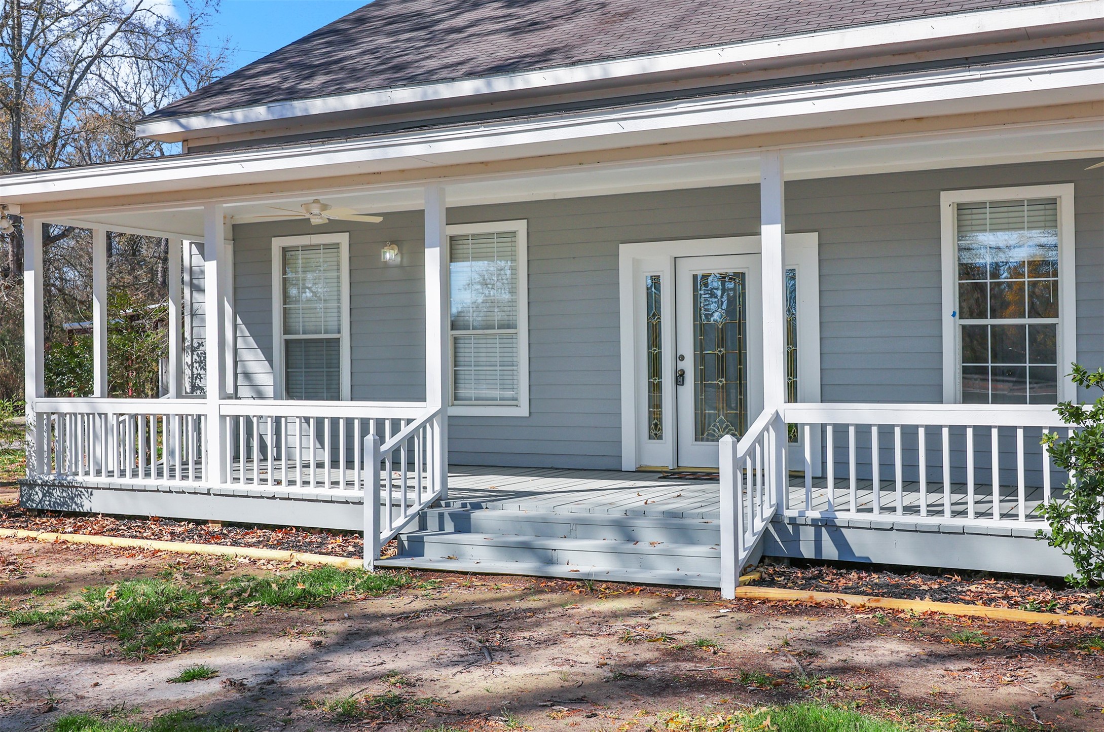 1635 Wallisville-Turtle Bayou Road Wallisville, TX 77597 - Photo 2 of 46 a view of porch with a bench
